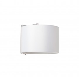 Faro Sahara Aplique Cromo Pantalla Blanca 1Xe27 60W 62706