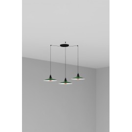 Faro Lang Colgante Verde E27 3L 62805-3L