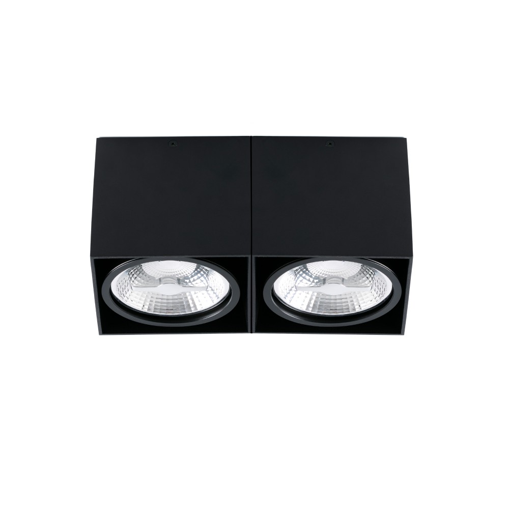 Faro, Faro Tecto Plafon Negro 2Xar111 50W 63277