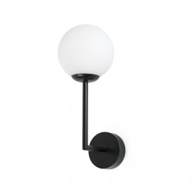 Faro Gala Aplique Negro Mate 1xg9