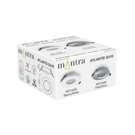 Mantra, Mantra Empotrable ATLANTIS Redondo Aluminio 6406