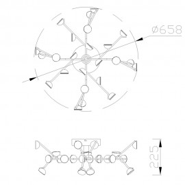 Mantra, Mantra Semiplafon ADN 72W - 3000K 6416