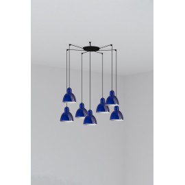Faro Lampara Venice Colgante Azul Cobalto Ø160 1x E27 7l