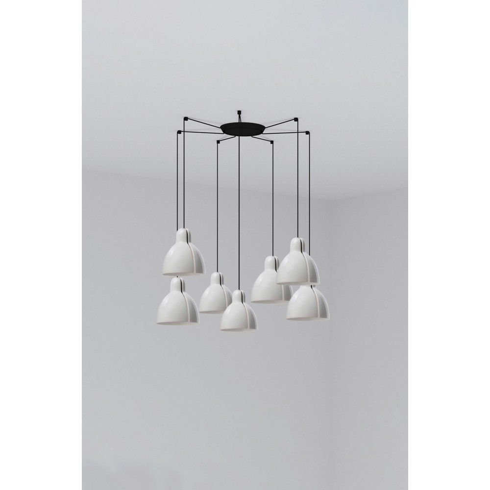 Faro, Faro Lampara Venice Colgante Blanco Ø200 1xe27 7l