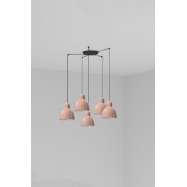 Faro Lampara Venice Colgante Rosa Ø200 1xe27 5l