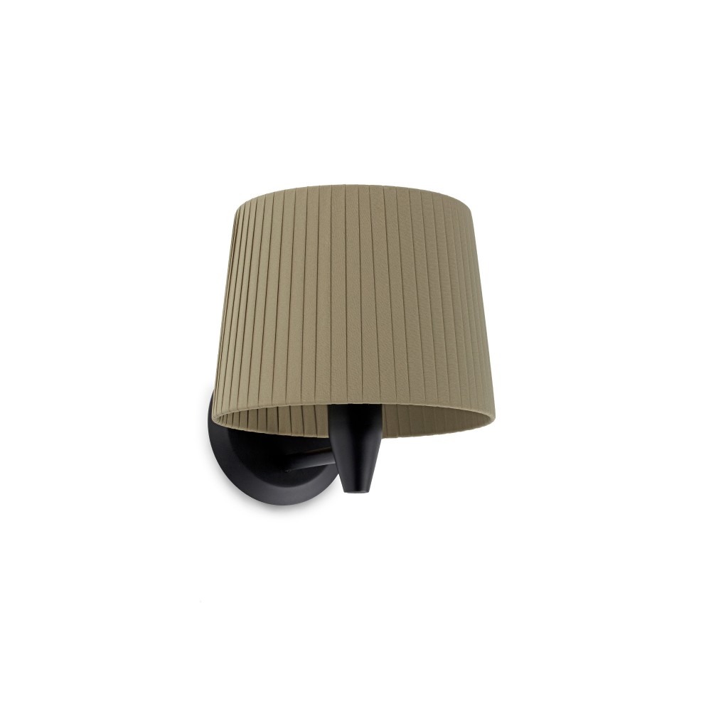 Faro, Faro Samba Apl. Negro P.Encint E27 ø215x160xø190 Verde 64307-37