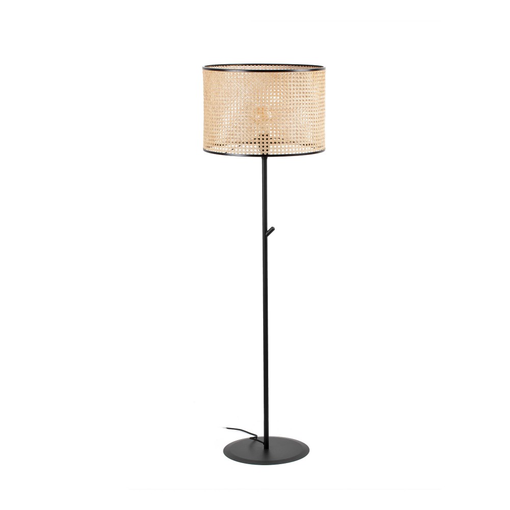 Faro, Faro Mambo Ps Negro P. Ratan E27 ø450x313xø450 64313-49