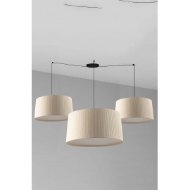 Faro, Faro Samba 700 Colgante Multiple Negra-Beige 64332-154