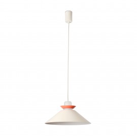 Faro, Faro Naos Colgante Beige ø400 1xE27 64501