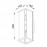 Mantra Aplique Exterior MERIBEL Ip54 2L E27 6492