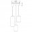 Mantra Kit Lampara JARRAS CROMO 3L (Solo Base) 6501