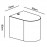 Mantra Aplique Exterior KANDANCHU 1L Gu10 Blanco 6513