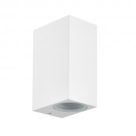Mantra Aplique Exterior KANDANCHU Cuad 2L Gu10 Blanco 6515