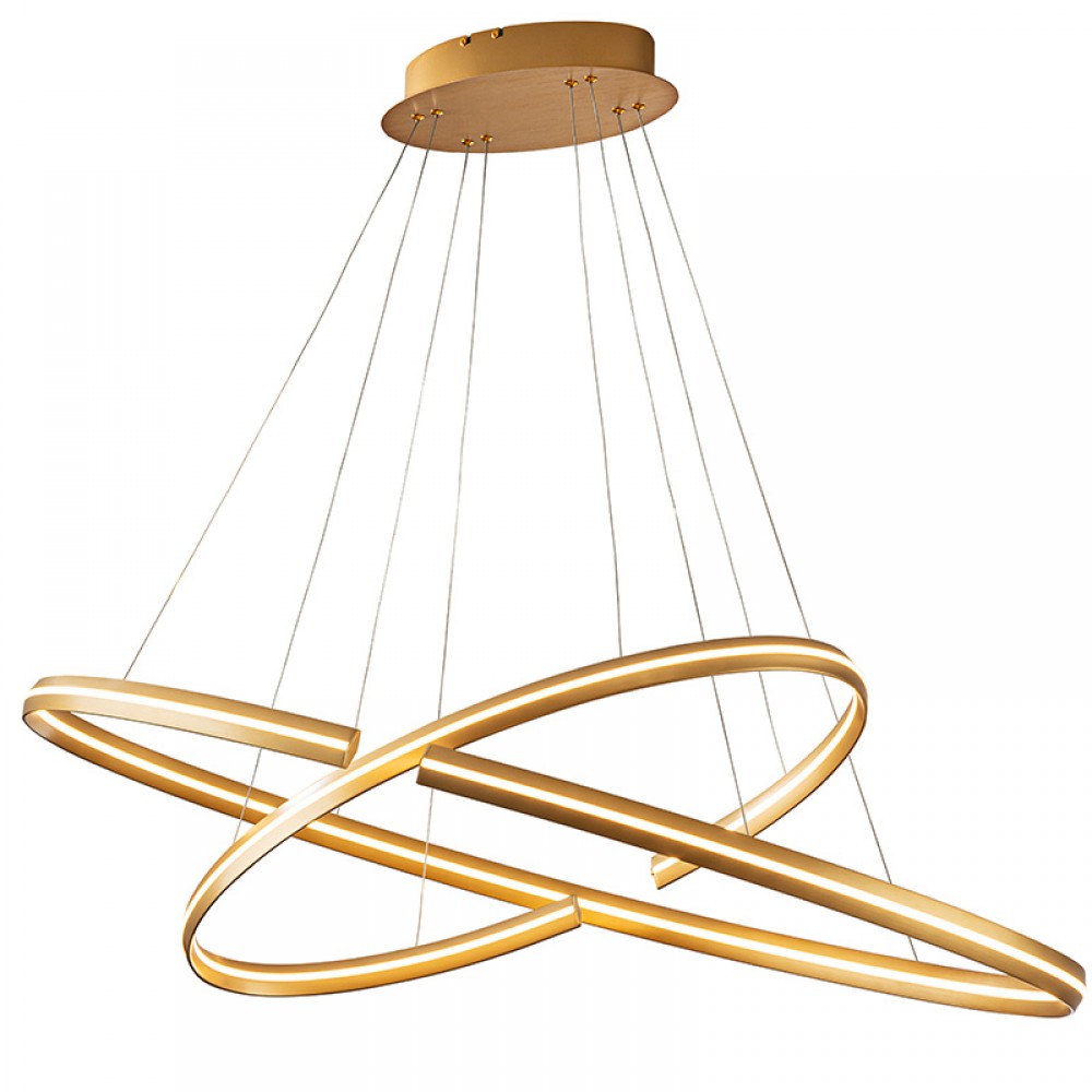 Schuller, Lampara Grande Elipse Oro Dim 652043B