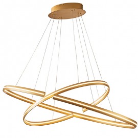Lampara Grande Elipse Oro Dim 652043B