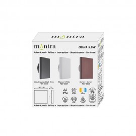 Mantra, Mantra Aplique Exterior BORA Cua Led 10W Blanco 6537