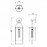 Mantra Aplique Largo MAYA Exterior 1L E27 6552