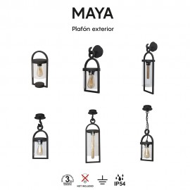 Mantra, Mantra Plafon Largo MAYA Exterior 1L E27 6554