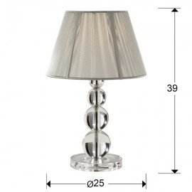 Schuller, Sobremesa Mercuri Cromo Led 6W 1L 662110