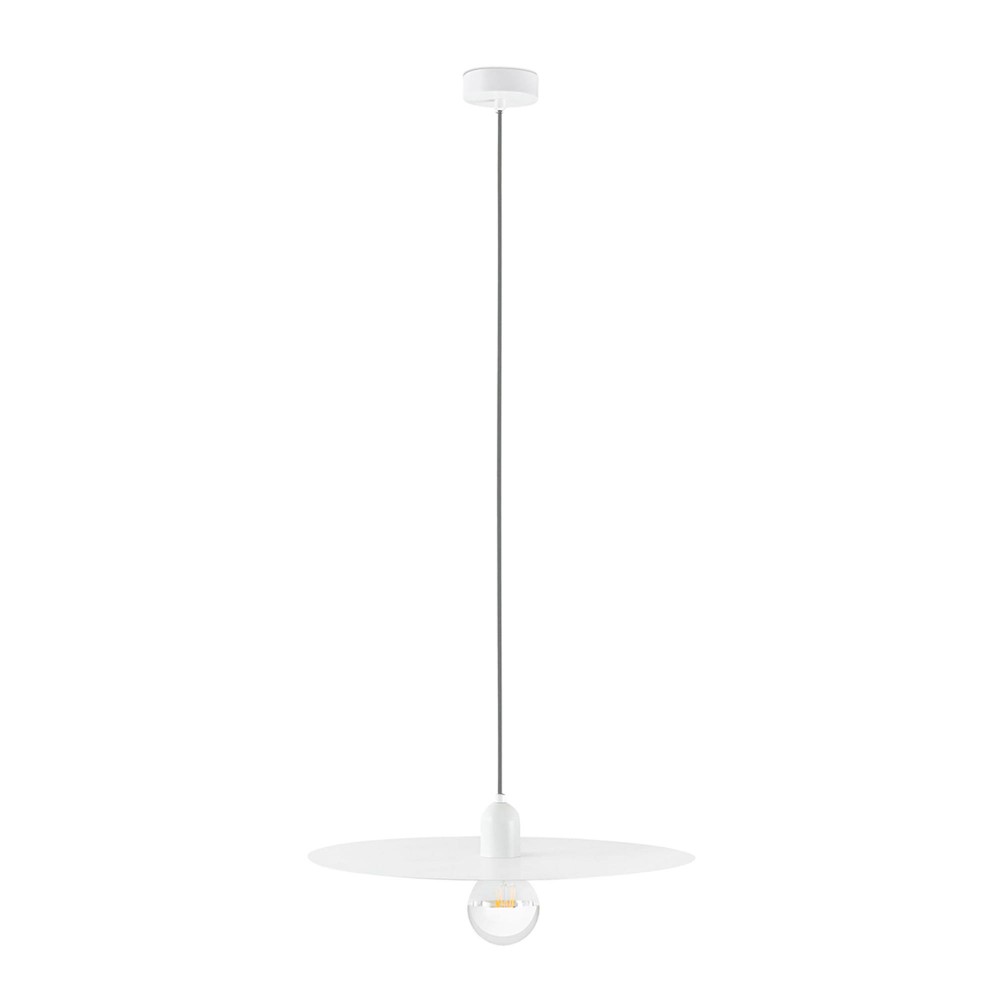 Faro, Faro Plat Colgante Blanco E27 60W 68146