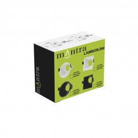 Mantra, Mantra Comfort LAMBORJINI Gu10 Fijo 45º Redondo Negro 6844