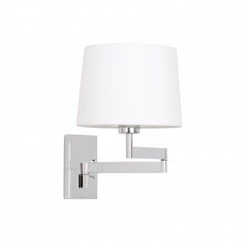 Faro Artis Aplique Articulado Cromo Pantalla Blanca 68495-01