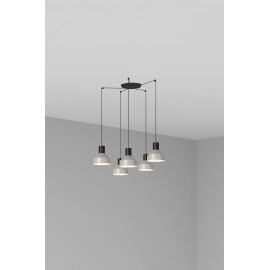 Faro Kombo Colgante Gris ø200 1X E27 5L 68593-5L