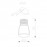 Mantra Mini Empotrable GUINCHO Led 5W 4000K Negro 6862
