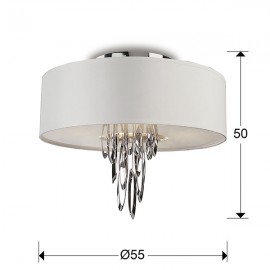 Schuller, Plafon Domo 4L Cromo 69441581