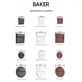 Mantra, Mantra Señalizador BAKER Redondo 6W Gris Oscuro 7017