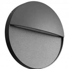 Mantra Señalizador BAKER Redondo 6W Gris Oscuro 7017