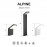Mantra Aplique ALPINE exterior LED IP65 7046