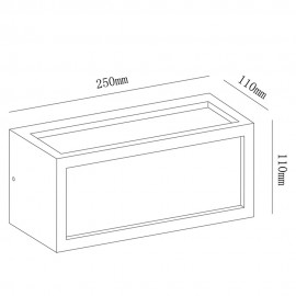 Mantra, Mantra Aplique UTAH exterior E27 1 Luz IP65 7051