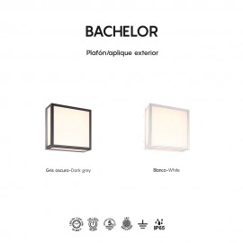 Mantra, Mantra Plafón-Aplique BACHELOR exterior LED IP65 7055