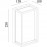 Mantra Aplique CHAMONIX exterior LED IP65 7062