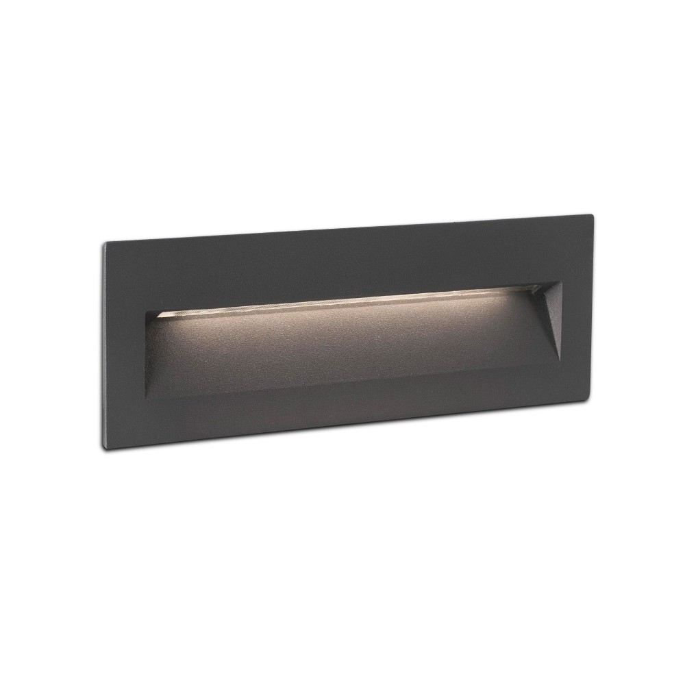 Faro, Faro Nat Empotrable Gris Oscuro Led 8W 3000K 70638