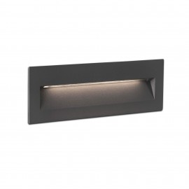 Faro Nat Empotrable Gris Oscuro Led 8W 3000K 70638
