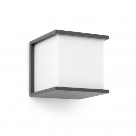 Faro Kubick Aplique 1L E27 60W Gris Oscuro 70689
