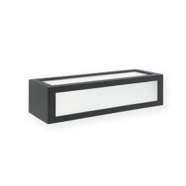Faro Natron Aplique Gris Oscuro 1Xe27 70887