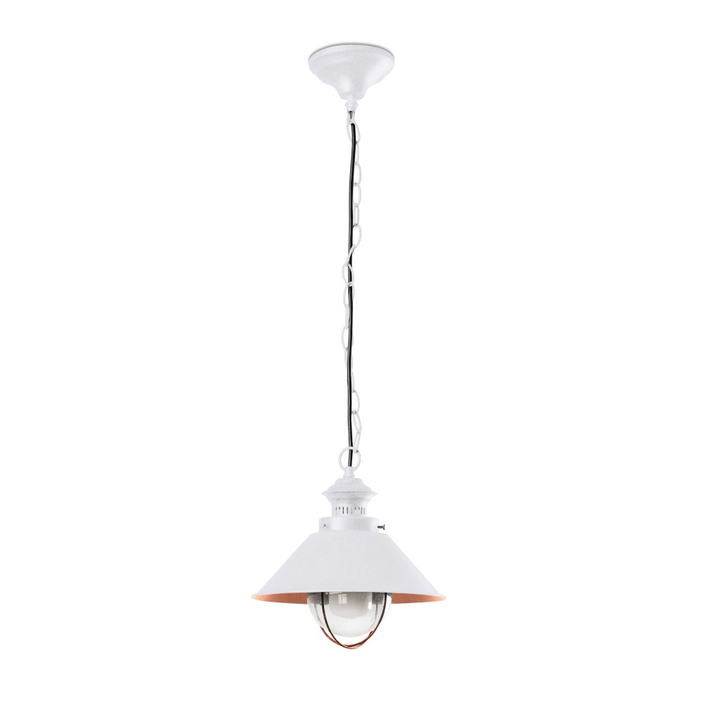 Faro, Faro Nautica-P Colgante Blanco-Cobre E27 11W 71106