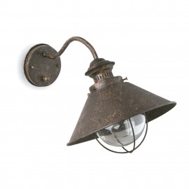 Faro Nautica Aplique Marron Oxido E27 11W 71110