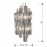 Aplique Led Manacor 2L Cromo Barras Cristal 711324