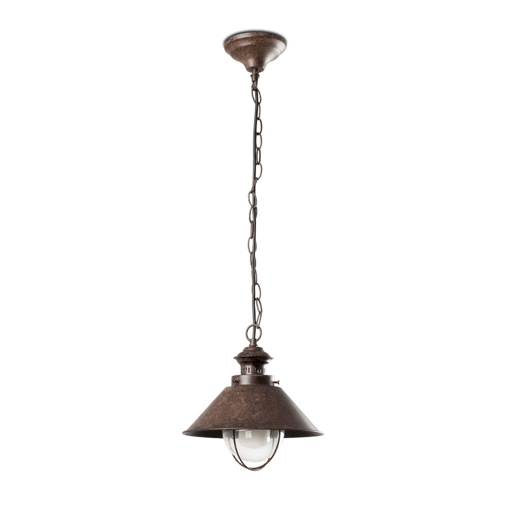 Faro, Faro Nautica-P Colgante Marron Oxido E27 11W 71138
