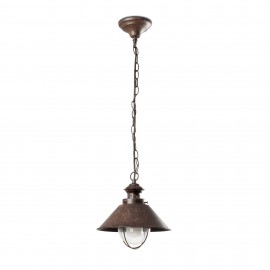 Faro Nautica-P Colgante Marron Oxido E27 11W 71138