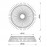 Mantra Ventilador HIMALAYA Negro DC 35W Plafon Led 70W Mando 7121