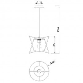 Mantra, Mantra Lámpara POLINESIA E27 1 Luz IP44 7131