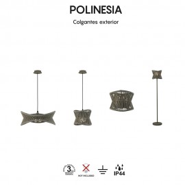 Mantra, Mantra Lámpara POLINESIA E27 1 Luz IP44 7131