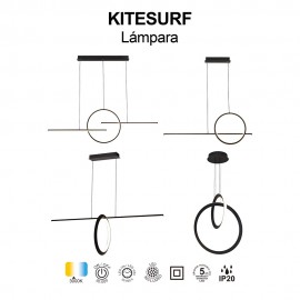 Mantra, Mantra Lámpara KITESURF NEGRO LED 7142