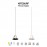 Mantra Pie KITESURF NEGRO De Salón LED 7146