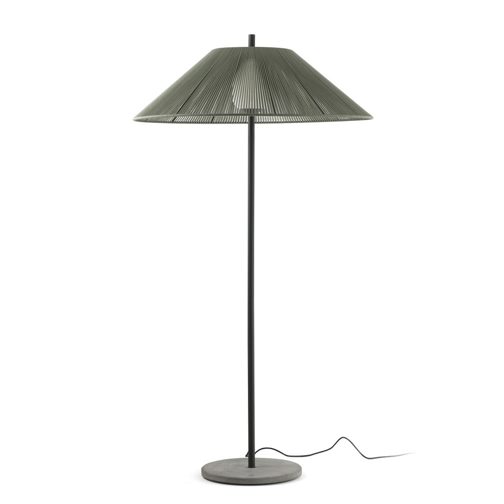 Faro, Faro Saigon Out Pie De Salón 2m C100 Verde Base Cemento